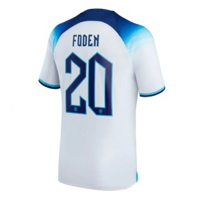 England Phil Foden #20 Hemmatröja VM 2022 Kortärmad